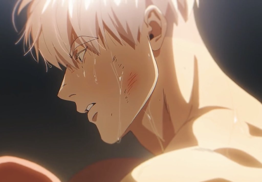 lkkaikikolkkai's tweet photo. I'm eager to see the buff Gojo from MAPPA in the anime when he's unsealed. https://t.co/LoR3Lrlj3T