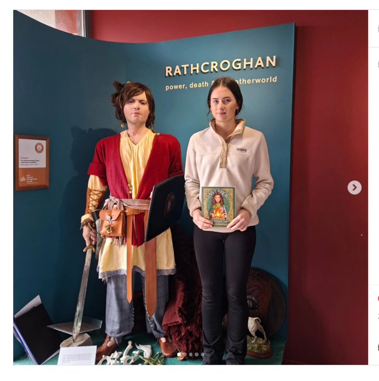 lorraineelizab6's tweet photo. Huge thanks to @Rathcroghan in County #Roscommon, for a lovely review of my book on insta! St Brigid &amp; Other Amazing Irish Women is there for you to buy in the gift shop! Thanks so much to their TY student, Ruby for the great review! https://t.co/Dm9JBbzfVu https://t.co/6EafeQad5R