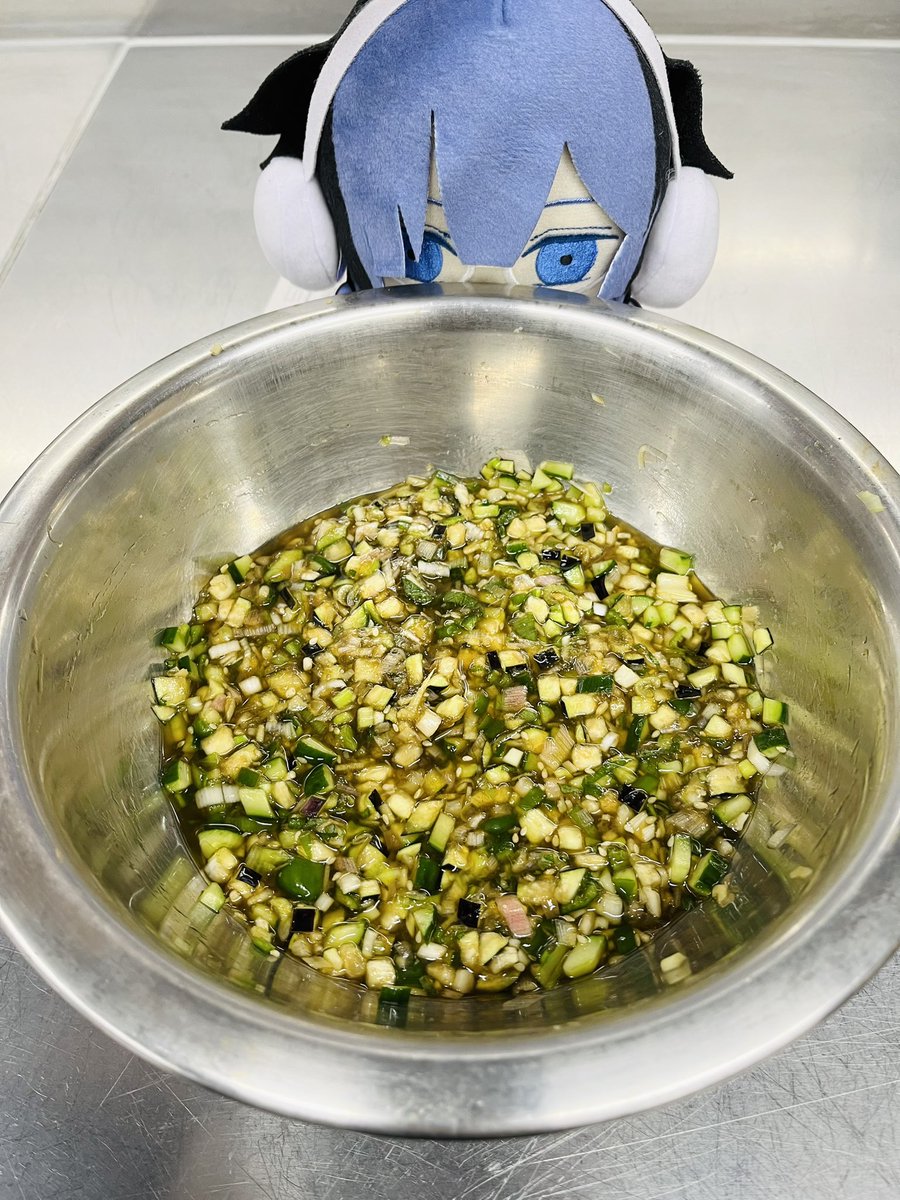 netotone0604's tweet photo. 夏野菜が安く売っていたので　
山形のだし https://t.co/oQzl5y8zY1