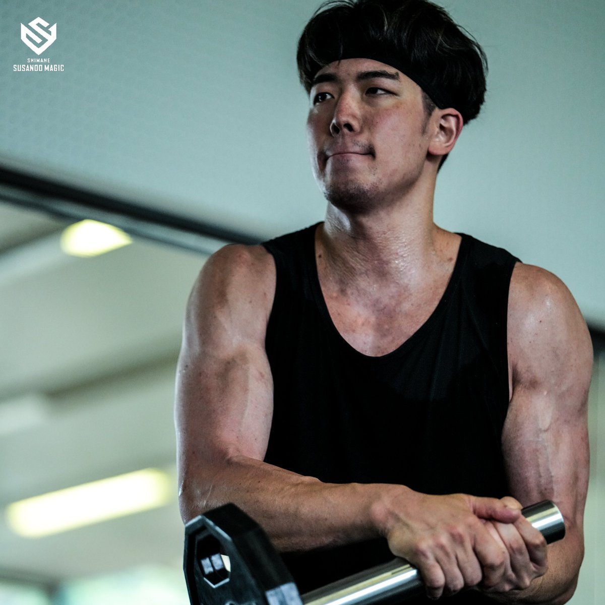 susanoo_m's tweet photo. 昨日より強く。💪🏋️

#島根スサノオマジック https://t.co/j2yGvSTFit