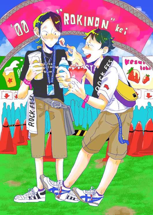 ceo_neon's tweet photo. 初期イラスト集『Jukebox』よりゼロ年代(ロキノン系)
#Jukebox_log https://t.co/B6vXcEekDr