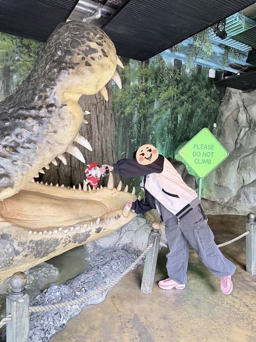 Feeding Bae to the crocs