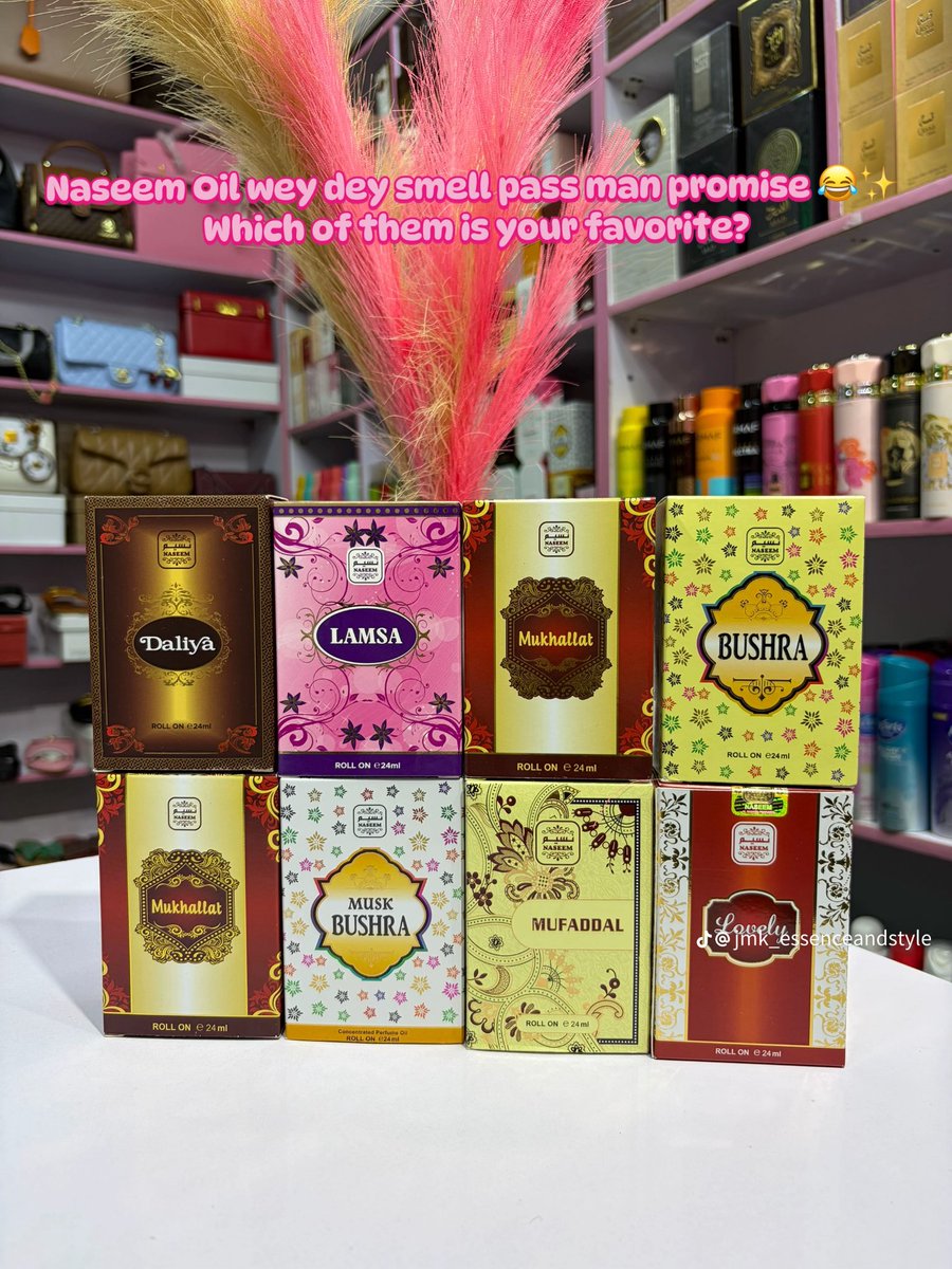 sunkanmi1997's tweet photo. This is talk of the town NASEEM OIL,the smell and longevity is mad,if you have never heard about NASEEM OIL that's mean there are many good perfume you don't know about....for perfume, body spray,roll on and air freshener Recommendation send us a DM 
.
PRICE:#6,000
. https://t.co/z3oAV7aNBF