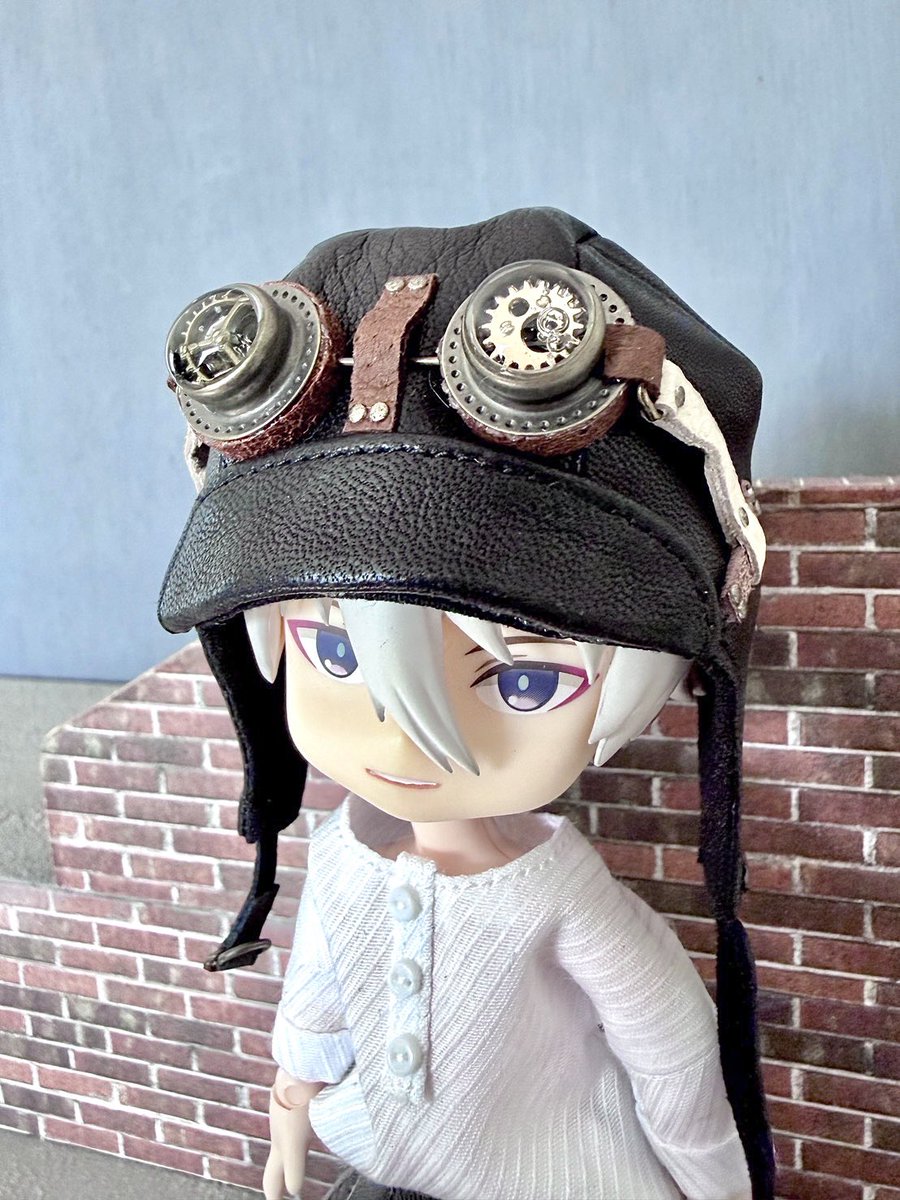 vialactea_mayu's tweet photo. 次回登場するアニマルフライト帽🎩初めて、お耳が選べるセミオーダーにしてみます✨
もちろんお耳なしのノーマルタイプもお選び頂けます👍　うさぎ・ねこ・いぬ・お耳なしの4パターンからお好きなデザインをチョイスしてください😁
更に、ゴーグル部分も⚙️がプラスされてちょっぴりゴージャスに😏 https://t.co/OwrfjTdWmQ