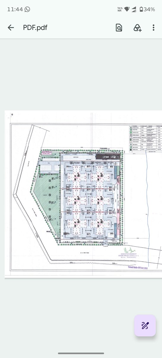 KarBiswojit's tweet photo. @BDAOfficialGok  @Captain_Mani72 sir, BDA officials started working on park development. Looks like the jogging track is being laid in a way that blocks the exit gate, contrary to the approved RERA plan. PFA approved RERA plan. Request you to intervene. Thanks. https://t.co/MjA2XNqcv6