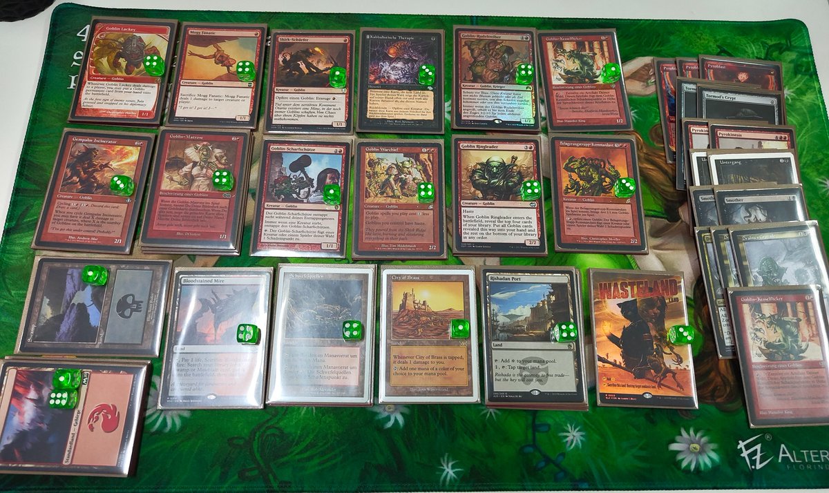 Denker1989's tweet photo. 3rd PreModern League Round 5: UglyGoblins (again)
🟩🟥🟥 Lifeline Pile (sick brew)
🟥🟩🟩 Burn
🟩🟥🟥 BW Control
actually no longer leading in the league....
Something has to change 🤣
#premodernmtg https://t.co/KoPgnbQ0Rm