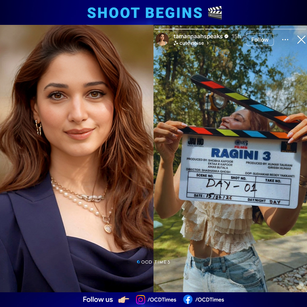 ocdtimes's tweet photo. Directed by Shashanka Ghosh
(#Freddy, #HouseArrest, #PlanAPlanB)
.
#OCDTimes #EktaKapoor #BalajiTelefilms #TipsFilms #Ragini3 #Tamannaah #ShashankaGhosh https://t.co/pn8V1xaviz