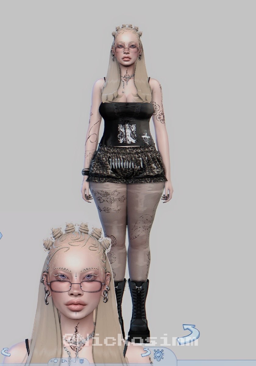 Nickosimm's tweet photo. 2/2 #sims4cas #ts4 #cas #occultsims https://t.co/J3pvX73Zxe