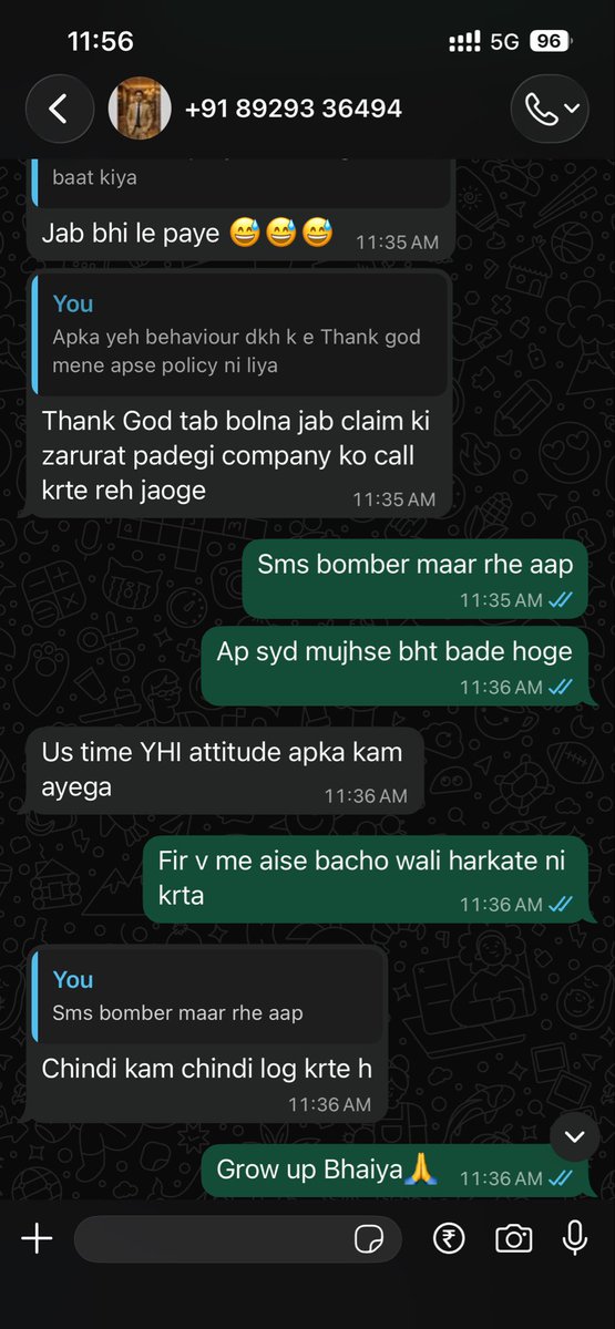 Mr__amitagarwal's tweet photo. Very disappointed with the unethical sales practices of a Niva Bupa insurance agent. After I decided not to purchase the policy, the agent started repeatedly calling and harassing me instead of respecting my decision.
@Niva_Bupa https://t.co/8oBqQJp0vR
