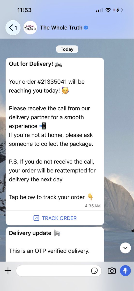 piyush_arma's tweet photo. @wholetruthfood @delhivery First delay, then self pickup mess-up and now wrong delivery. 

Today morning (4:30 am) got msg from you, that the delivery is on its way and share OTP, only then the delivery will happen. I never shared OTP with anyone.  And you marked order delivered on 15th jul. RUBBISH! SCAM! https://t.co/R8HlItOXYB