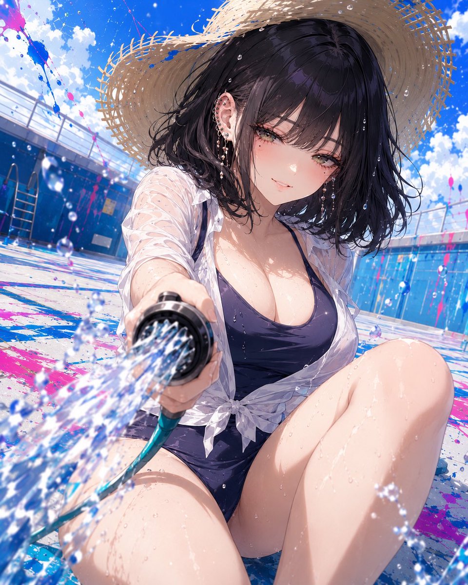 taakekoke's tweet photo. ２度目の参戦！
いざ参る！

こんな学生いてたまるかい(´･ω･`)

#うちの子水遊び #AIart️️️️️️️️️️️️️️️️️️️️️️️️️️️️️️️️️️️️️️️️️️️️️️️️️️️ https://t.co/Seq3Cn4BAq