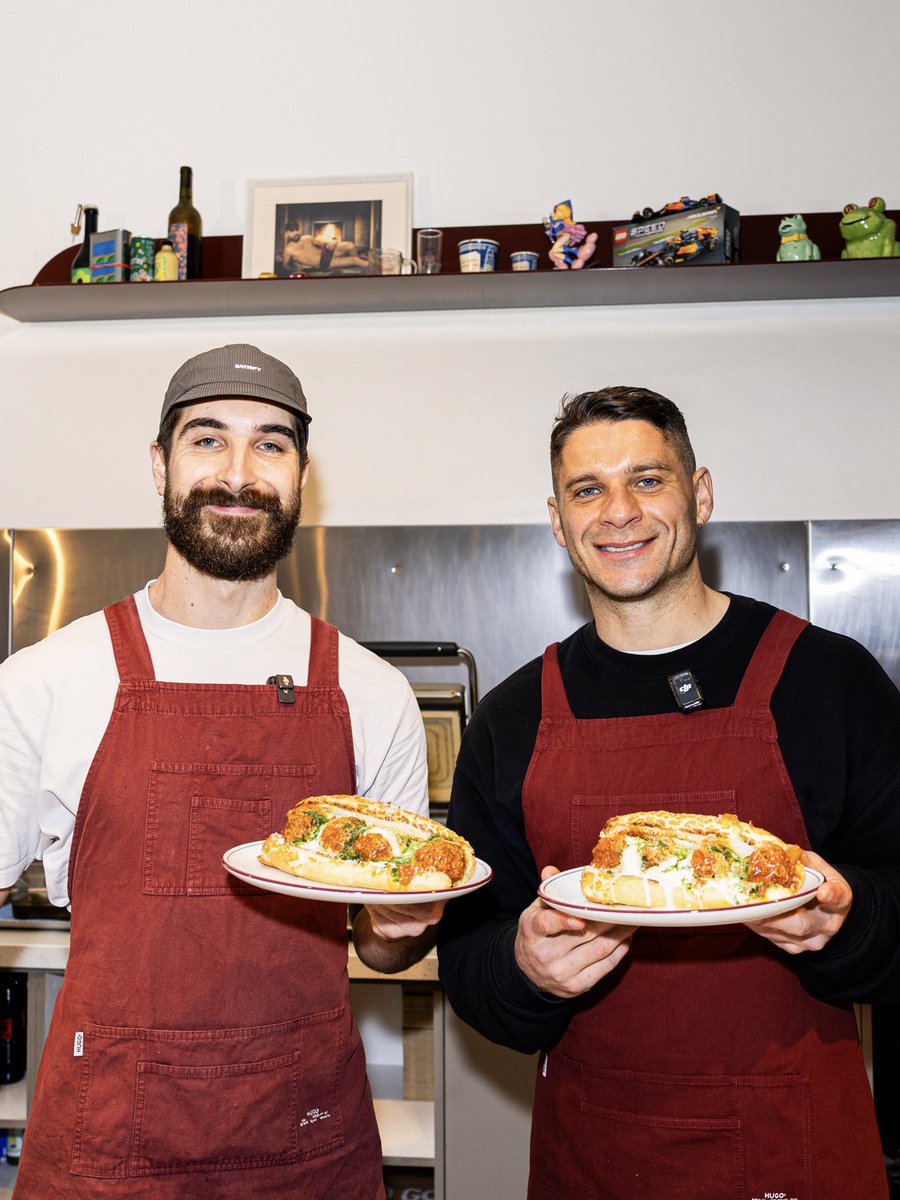 Richmond_FC's tweet photo. Introducing Dion��s Meatball Sub 🥪🔥

To celebrate Dion Prestia’s 250th game this Sunday, he went down to Hugo’s Deli in Richmond to create his very own meatball sub 🤤 https://t.co/Dxxxj03iUM