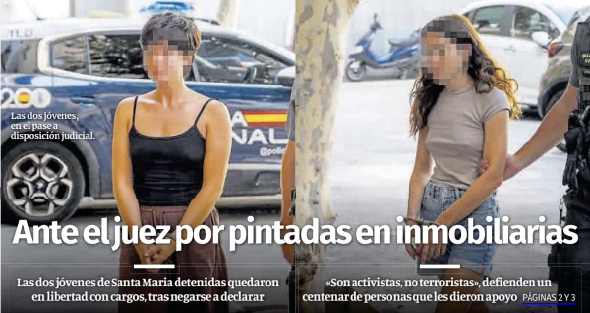 abennassar's tweet photo. La Dra. Sònia Vives, del Departament de Geografia de la UIB i especialista en geografia urbana, ja va escriure fa més de deu anys que la lluita de classes a la Mallorca del segle XXI no giraria entorn dels mitjans de producció, sinó de l’accés —o de la impossibilitat d’accedir— a la propietat immobiliària.

I aquest dia ja ha arribat. Era només qüestió de temps que passàs una cosa així 👇. Per desgràcia, tot just acaba de començar.