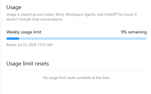David_Thuong's tweet photo. @thsottiaux Hi @thsottiaux , after the quota reset this morning, my Codex quota appears to be much lower than usual. Could you please check whether there was any recent change or if this is an issue? https://t.co/PzzhRnOKgx