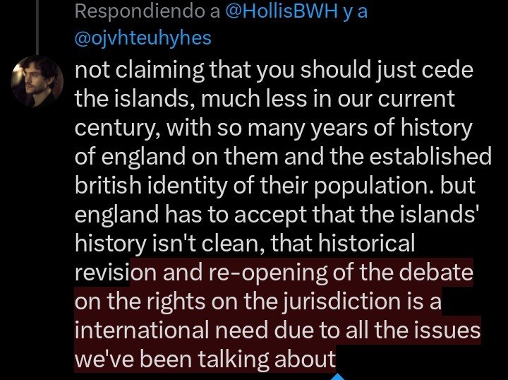 bloodempathy's tweet photo. @HollisBWH @ojvhteuhyhes not to mention all the other issues aside from history on the ownership and control on them. england is exploiting resources from the argentine sea and has militar base on it. the geographical and political implications, the 'today' issues, are just as important https://t.co/OcLuemAS9T
