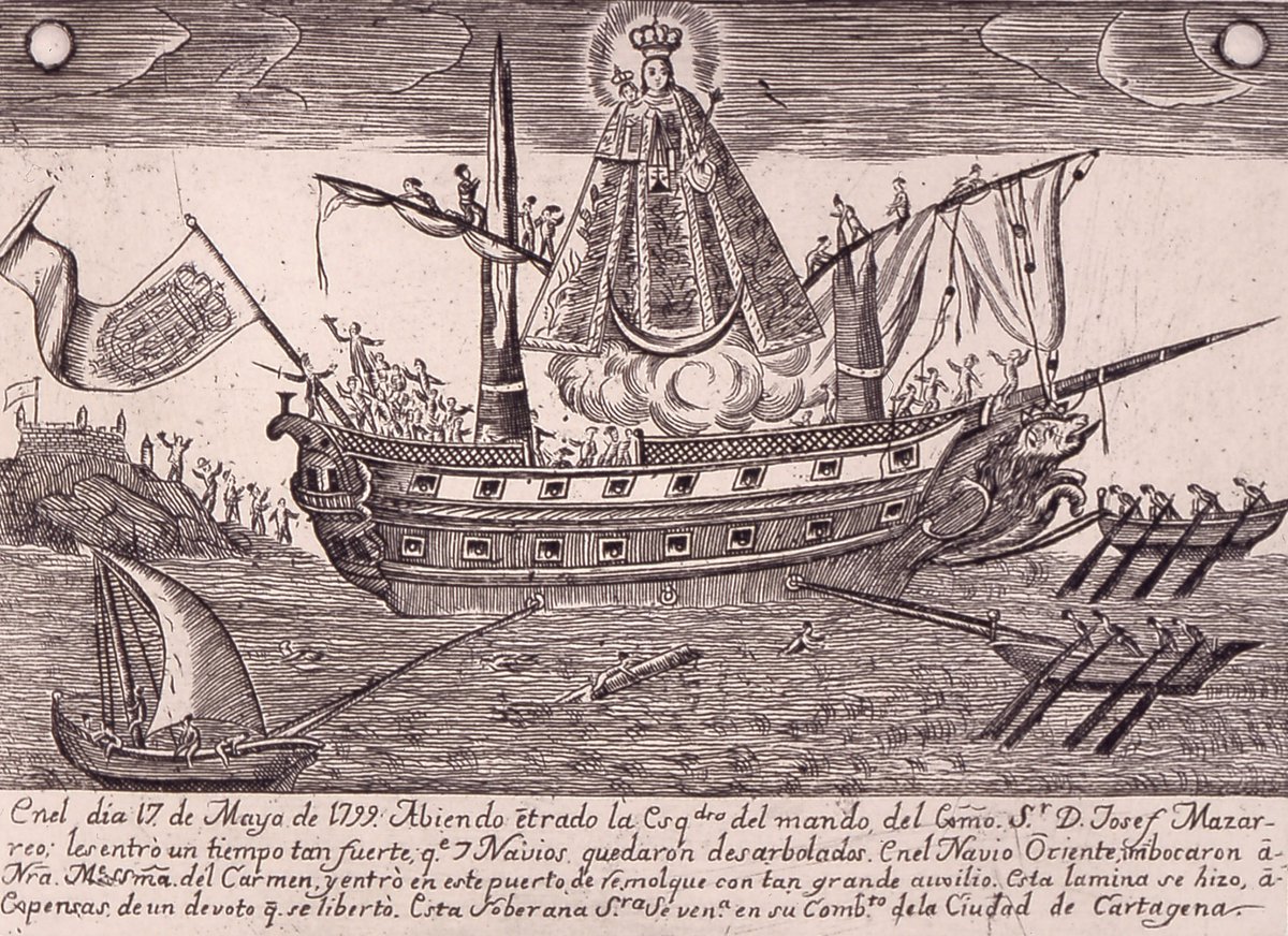 Museo_Naval's tweet photo. ¡Feliz día de la Virgen del Carmen!

Salve, estrella de los mares,
de los mares iris de eterna ventura
salve fénix de hermosura
madre del Divino Amor...

Himno completo (letra y 🎵)
▶️ https://t.co/1ngNgtc6m4

Grabado calcográfico anónimo s XIX. Fondos del #MuseoNavalMadrid. https://t.co/l9L93Azmih