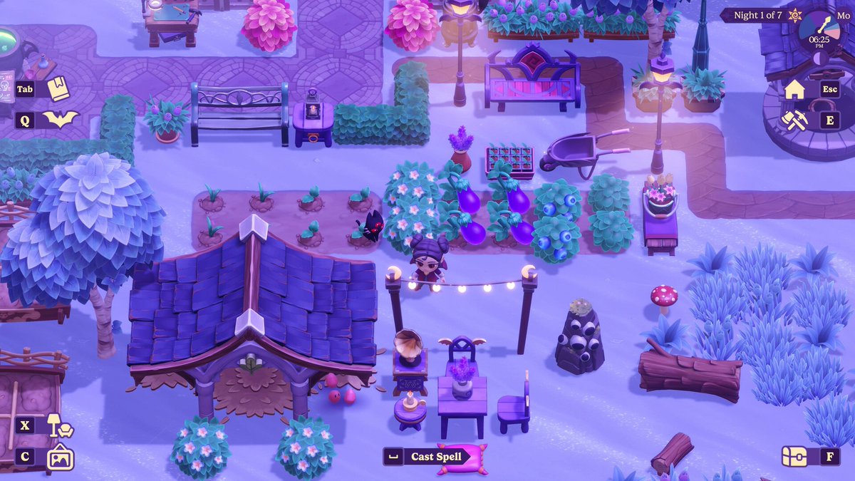 cozycelebration's tweet photo. SUPERNATURAL Farm Sim 🌙

Moonlight Peaks released on July 7th for PC &amp; Nintendo Switch. In this farming &amp; life sim you are a vampire and meet lots of magical creatures! 🧛‍♀️🦇

Have you played it yet? 👀🥰 https://t.co/C16LfjLg9M