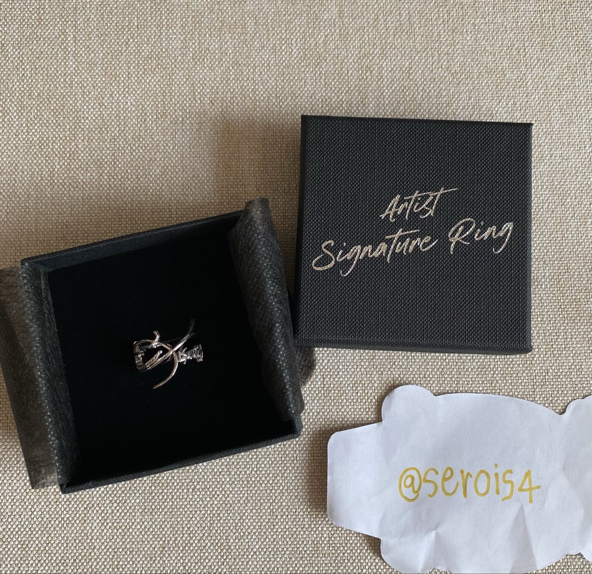 serois4's tweet photo. พร้อมส่ง | แหวนจีซอง
NCT ARTIST SIGNATURE RING JISUNG
790฿ ส่งฟรี✅

#ตลาดนัดอซท #ตลาดนัดnctdream #ตลาดนัดnct https://t.co/c1VyfLgaaZ