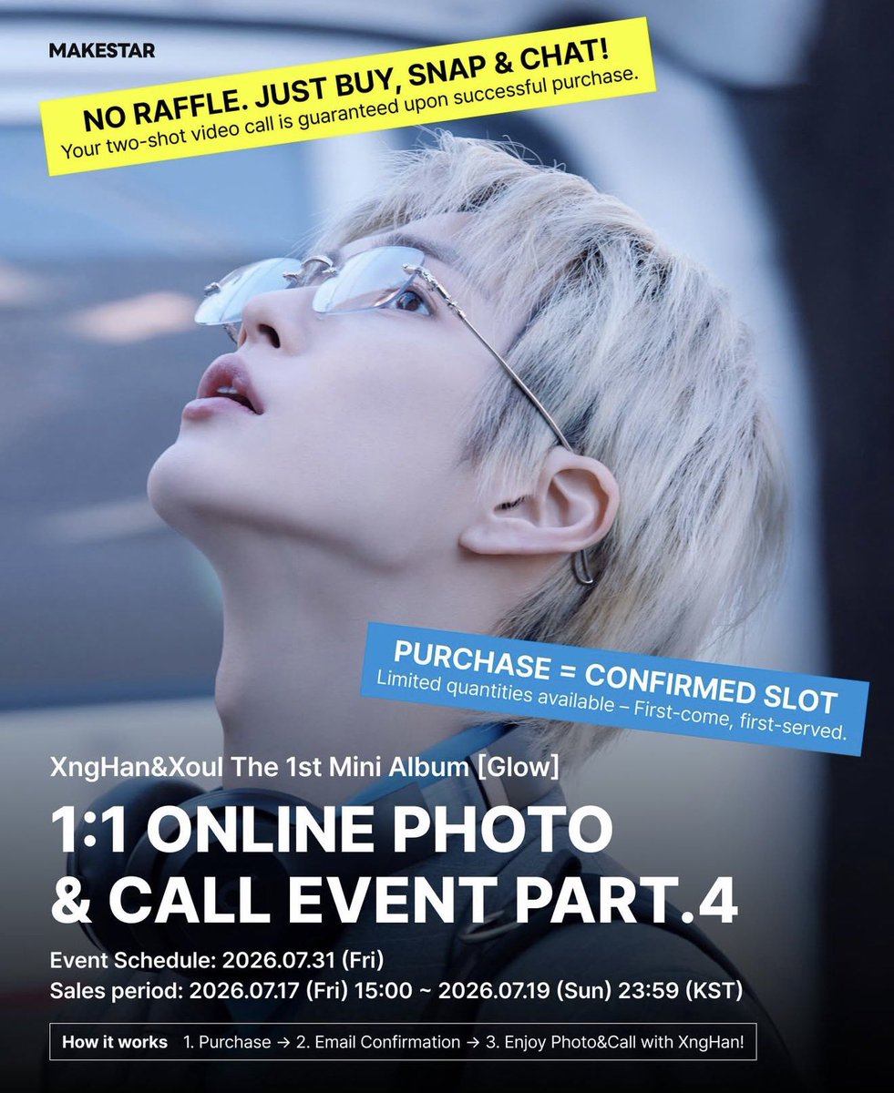 sugarrwish's tweet photo. #XngHan_Xoul  Part.4 First-come, First-serve,No Raffle!✨💛
 
⭐️60 or 120 seconds of 1:1 Online Photo&amp;Call with XngHan

(กดซื้อทันได้คอลเลย ไม่ต้องลุ้น!)

📸เรท 0.024X
💟รับบัตรเครดิต +3% 
⏰กดค่อนข้างยาก รับ *3คิว* เท่านั้นค่ะ
Dm or line @415eiugc 

#ตลาดนัดXngHan #ตลาดนัดซึงฮัน https://t.co/qnJrRzUYkc