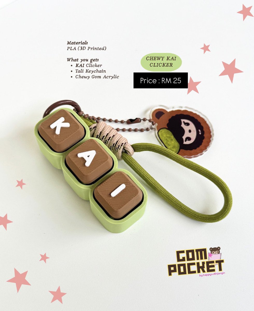 yeolmeownie_'s tweet photo. Help help RT! 🔁🔁🔁

🐻 Mmmh...Mmmh… another #meniopenGO is here! 💛

[MY GO 🇲🇾] 🐻 GOM POCKET by @happywithjongin 🐻

📝 Order Form:
🔗 https://t.co/TUS3ZJdpcJ

Price:
✨ Mini Lanyard – RM13
✨ Kai Chewy Clicker – RM25
✨ Sticker Sheet – RM8

──────────

📅 Deadline: 25/7/26 (Sat)

Thank you ❤️

#pasarexoMY #pasarexo