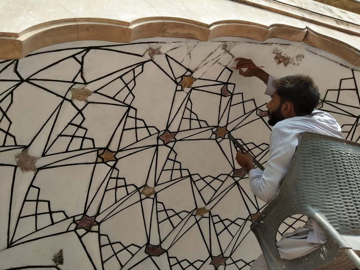 PWCAuthority_'s tweet photo. Conservation of the historic Wazir Khan Baradari is currently in progress under WCLA's heritage preservation efforts.

#wcla #walledcitylahoreauthority #wazirkhanbaradari #heritageconservation #lahoreheritage 
@GovtofPunjabPK @SMUReforms https://t.co/B7M4S5baJW
