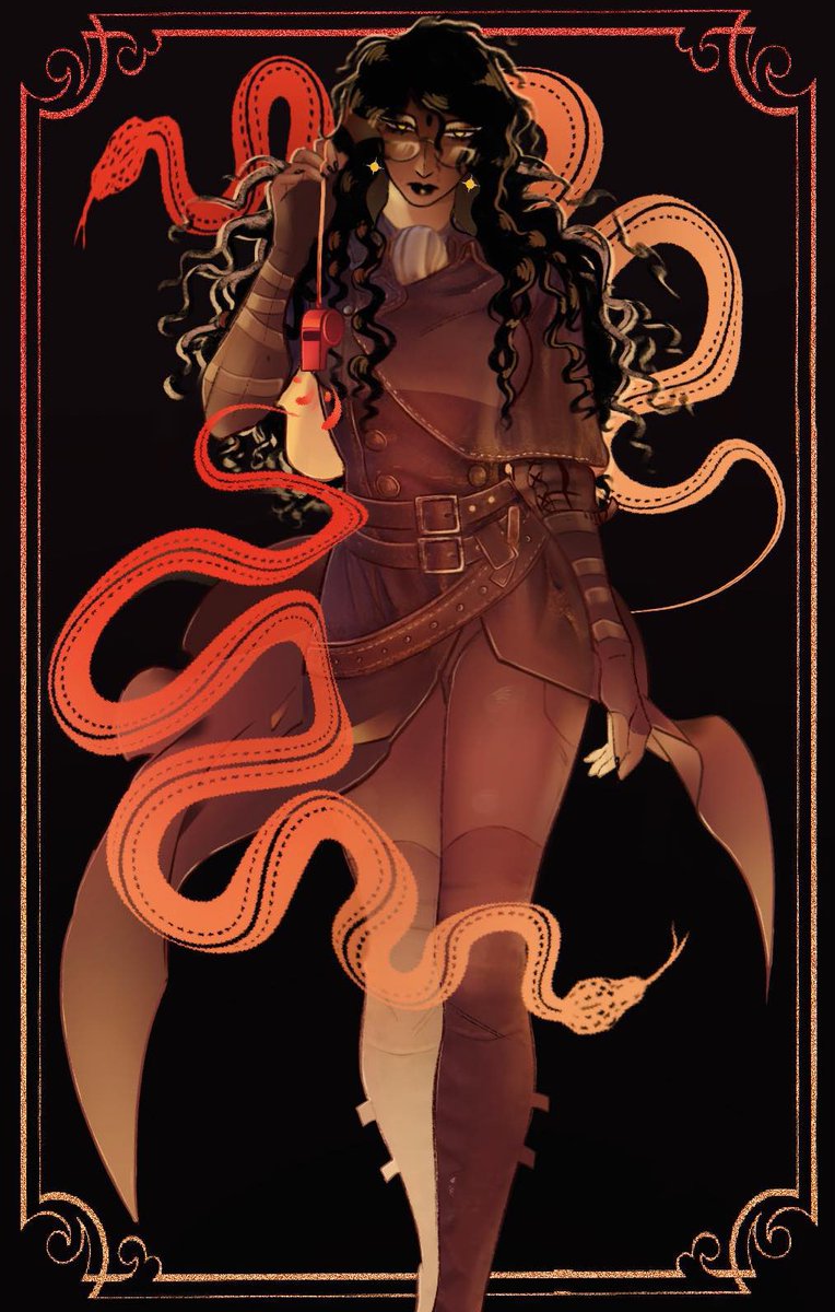 NiniPress's tweet photo. Happy world snake day to league mama 🐍 
#bloodborne #oc https://t.co/Jc80U2OGck