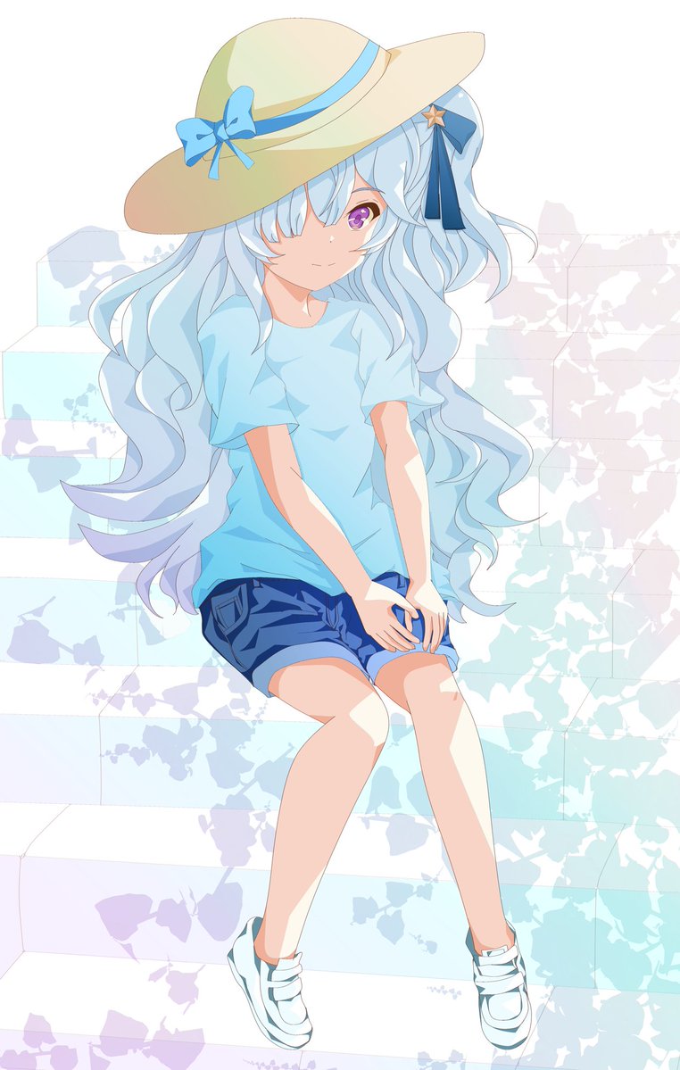 RT @kenken4865: 夏の格好のアンアンちゃん イラスト完成しました #ま