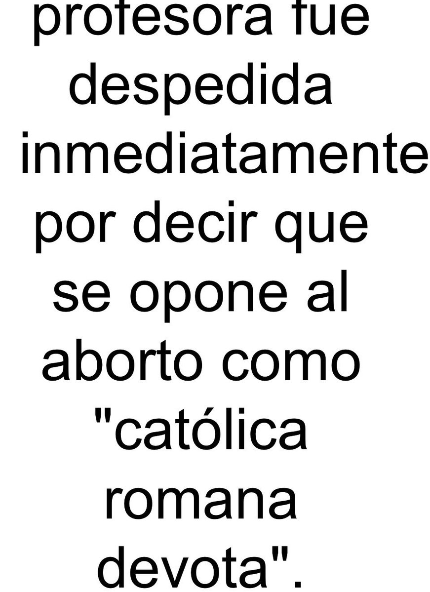 ECA_Espana's tweet photo. Una maestra católica nacida en Estados Unidos que trabajaba en Escocia fue despedida por decirles a sus alumnos que, debido a su religión, se opone al aborto.
https://t.co/xV1ddUs3ps
#eca #aborto #adoctrinamiento https://t.co/9uzlQaB4NT