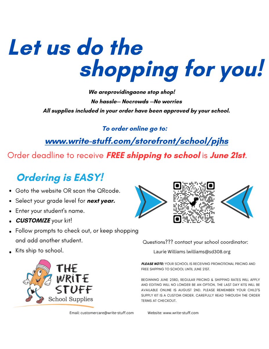 plank308's tweet photo. 📚 Plank's 2026 Back-to-School Supply Lists for 6th, 7th &amp; 8th Grades. https://t.co/5E8U5ZL4vH