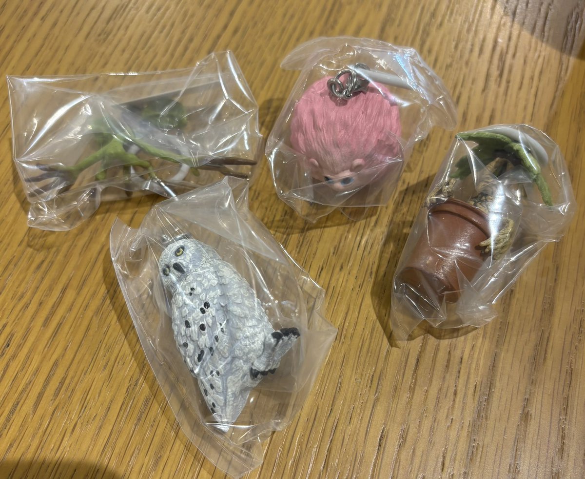 xjdunder's tweet photo. ハリーポッター  
ファンタスティック・ビースト 
魔法生物 めじるしガチャマスコット
交換

譲▶︎▷ヘドウィグ マンドレイク 
         ピグミーパフ ピケット
求▶︎▷ニフラー

郵送にて条件合う方
よろしくお願いいたします。 https://t.co/ywOqbDrCE1