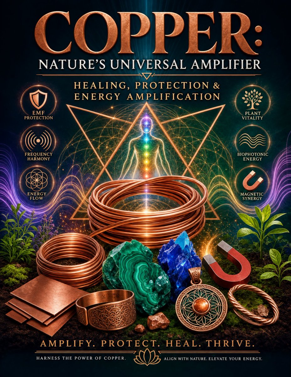 JanDavi72272's tweet photo. The ultimate comprehensive guide to copper healing, crystal activation, EMF protection, and home wellness. Discover water-free gardening with home wellness. Discover water-free gardening wit…copper, copper jewelry for meridians 5 DIY projects activation https://t.co/mp0g5739Nl https://t.co/r6ZytABIa5