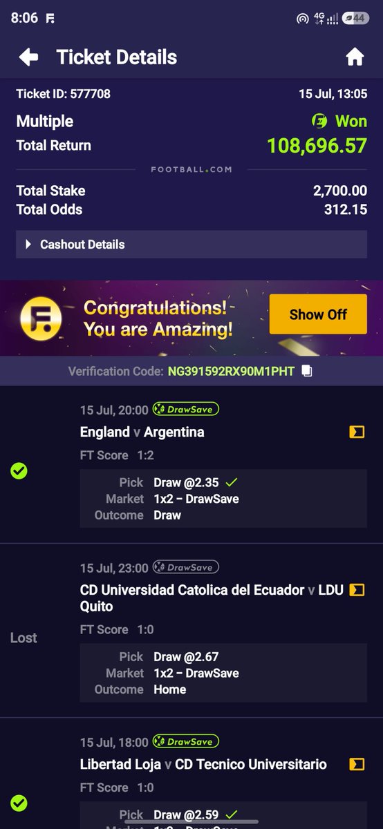 Neddylinks's tweet photo. @BodmaxTips Thank you Boss,I collected cashout 2mins before dey scored cos I was feeling sleepy... https://t.co/5AH49KRrqp
