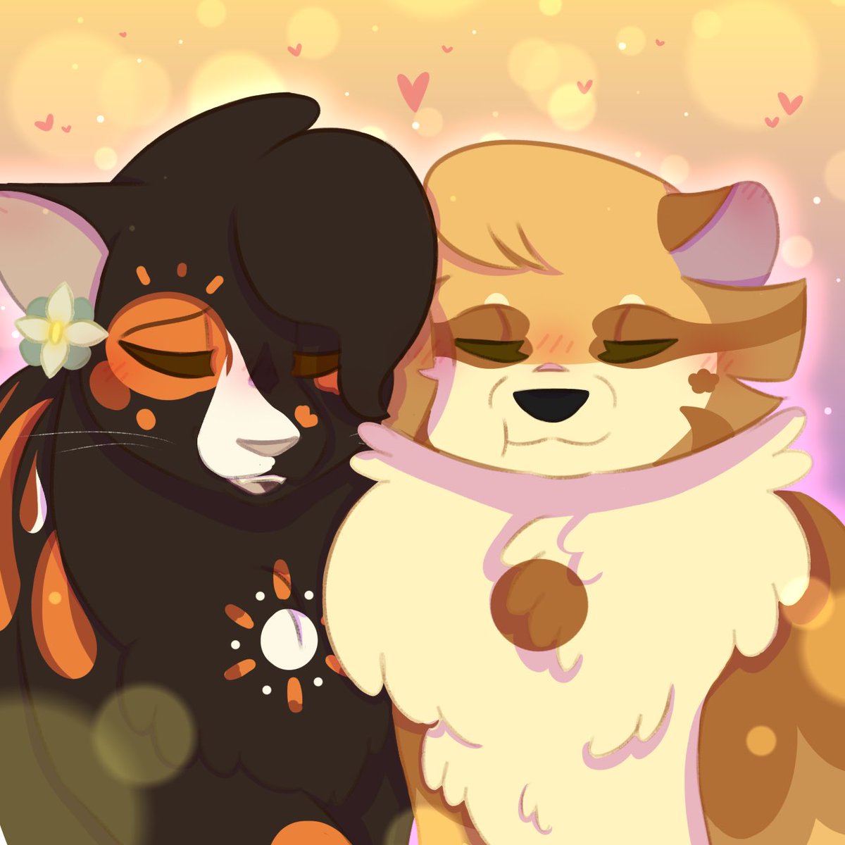 Catbird_stuff's tweet photo. Goldenflower and Morningflower are friends in my head. They are more than friends in my head. Go my sad-mom flower yuri 

#warriors https://t.co/QW4I1u6S7s