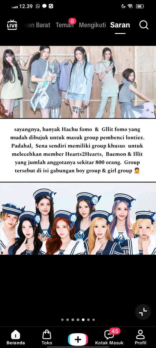 cankey_12's tweet photo. @honeyino nohh liat kelakuan si sena, pelaku grup pembenci babymonster https://t.co/UbWoHiI4Uj