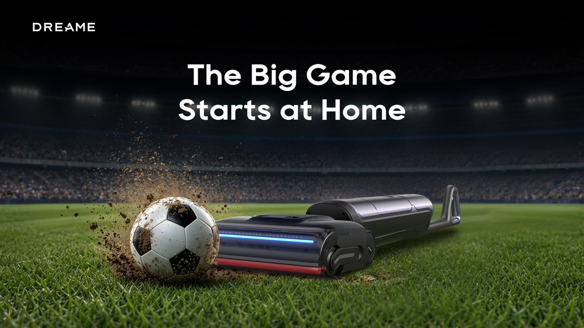 zmvk6's tweet photo. Under Every Sofa, There's a Challenge
The World Cup is played on grass.
The real game is played under your furniture.
180° lie-flat design – low enough to reach deep, smart enough to clean every hidden corner.
The big game starts at home. And Dreame goes all the way down. https://t.co/0J9DFH44s2