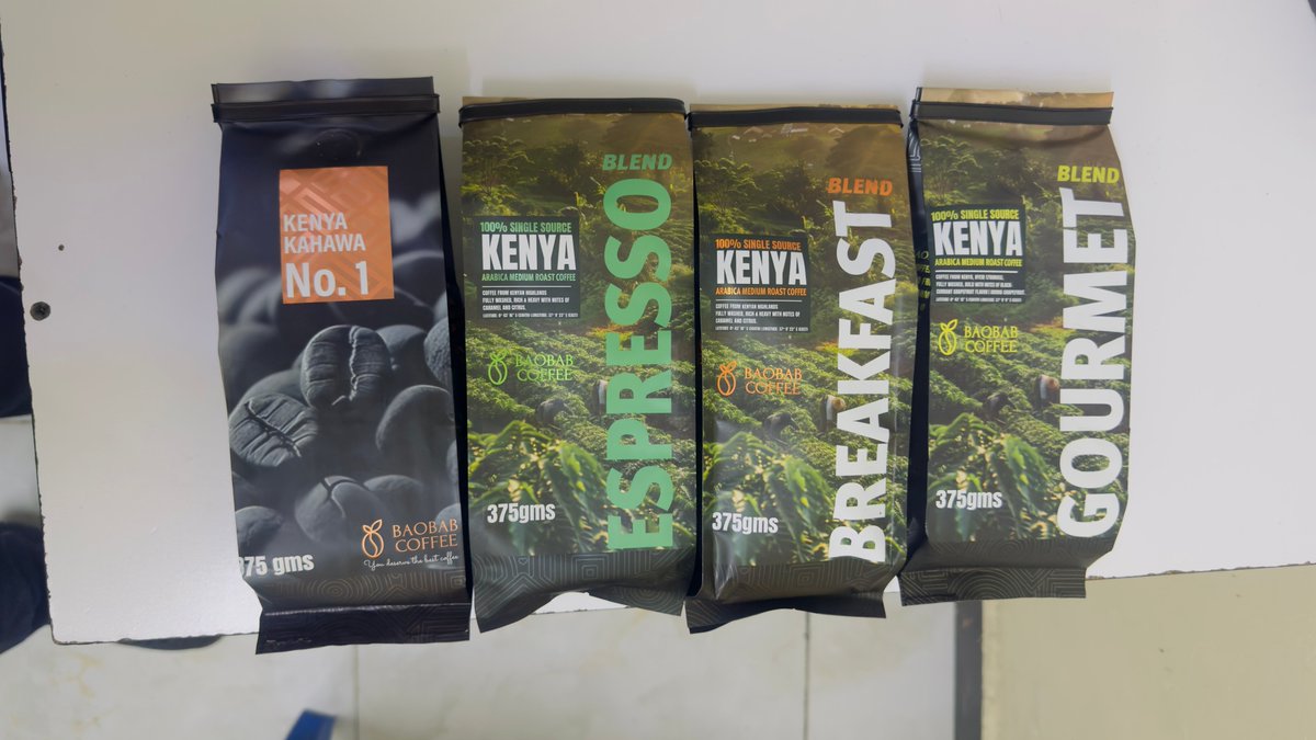 BaobabCoffeeke's tweet photo. From the fertile farms of Kenya's highlands to your cup, experience coffee at its finest.
Order now: https://t.co/D9lTpiYL3c
π² 0703 490498
#BaobabCoffee #KenyanCoffee #CoffeeLovers #KenyanCoffee #MorningCoffee #CoffeeTime #Coffee #Singlesourcecoffee #farmfresh #OrganicCoffee https://t.co/7giH7AHhQa