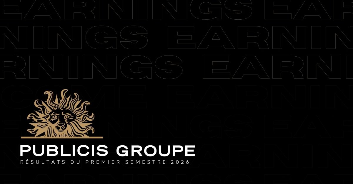 Publicis Groupe annonce un très bon T2, avec une croissance organique en accélération à +4,8%, et une poursuite de la dynamique au S2, conduisant à un relèvement de ses prévisions 2026.