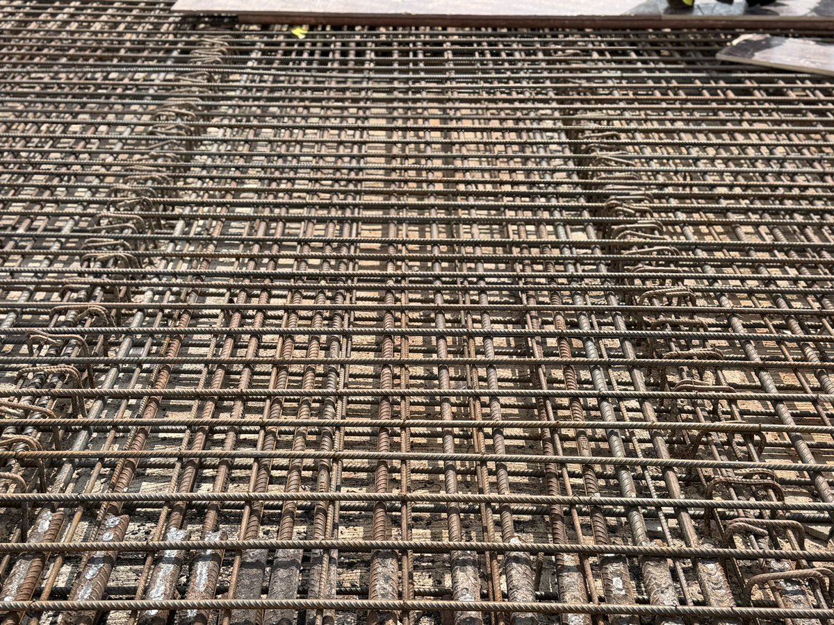 CCECCKADUNA's tweet photo. Update on completion  of Kabala Costain to Aliyu Makama road.

Item of work: Reinforcement works for the bridge deck slab in preparation for concrete casting. https://t.co/AwaPJmKlfT