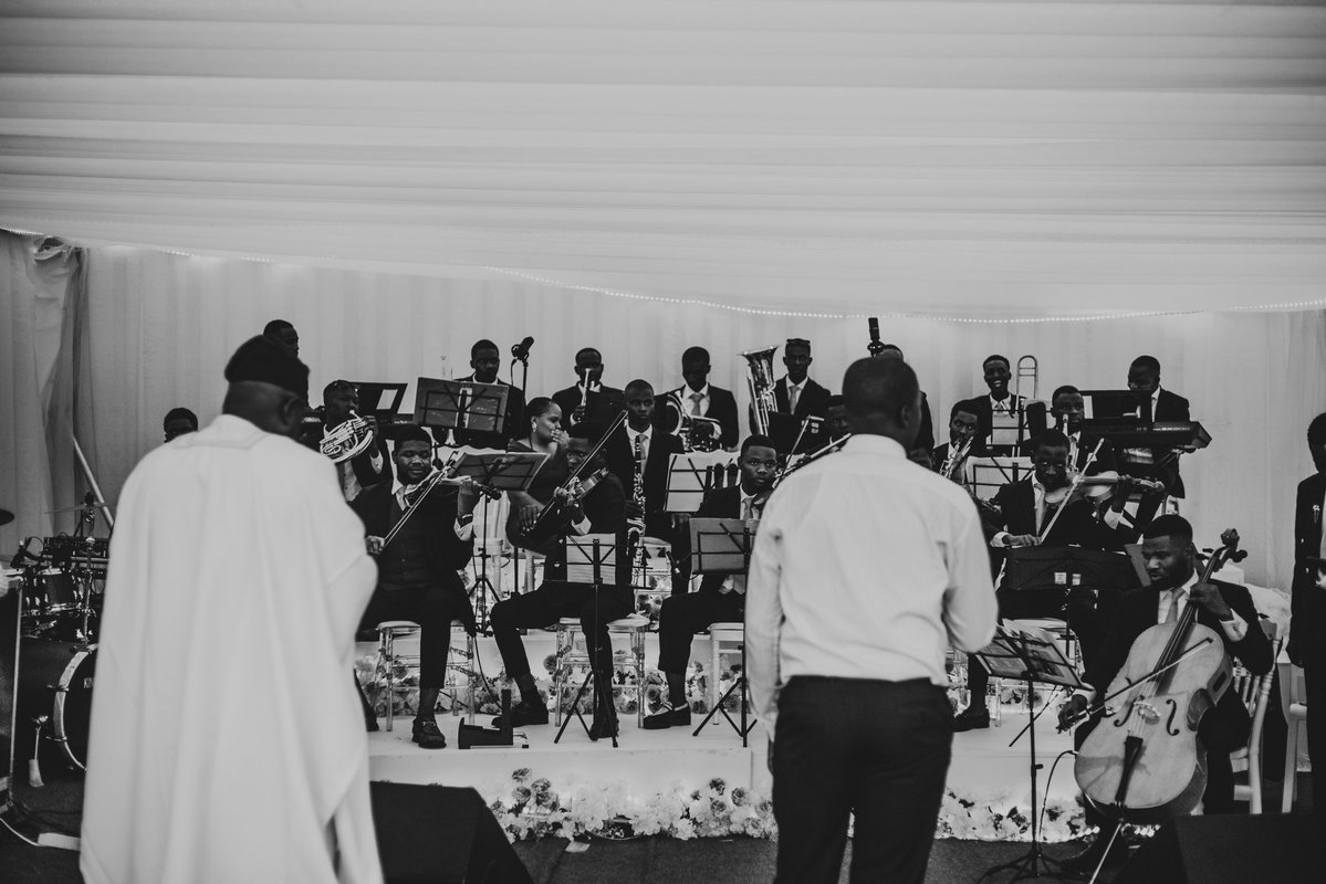 MunTheShinobi's tweet photo. Curated Music and Built an Orchestra for a Wedding In Jos, Plateau State Nigeria. 

First to have a 30 member orchestra play at a Nigerian Wedding. https://t.co/ZEZ58OM7Lq