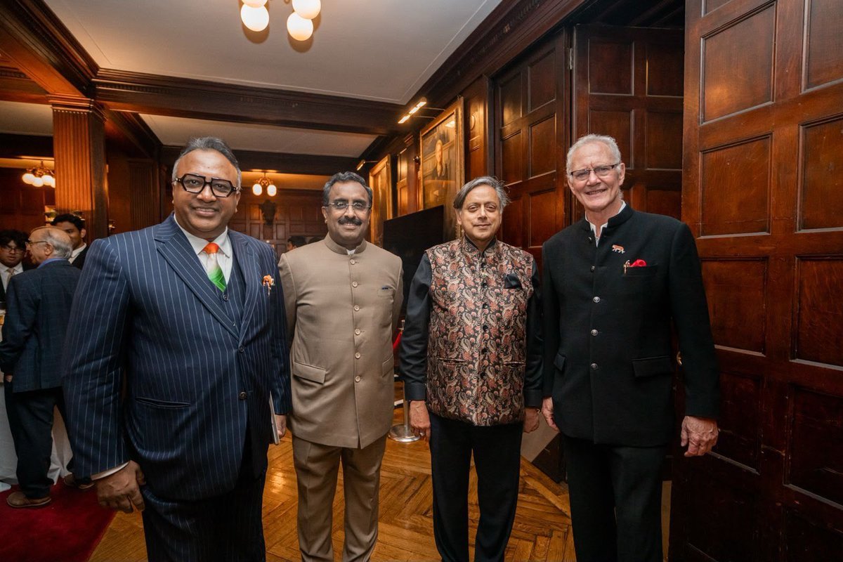 JindalLaw's tweet photo. We were privileged to host Dr. Ram Madhav at O.P. Jindal Global University (JGU)’s New York Colloquium on “The Making of Modern India: Empire, Memory and the Future” in New York, USA, where he delivered the keynote address. https://t.co/ejDMtEkSx6