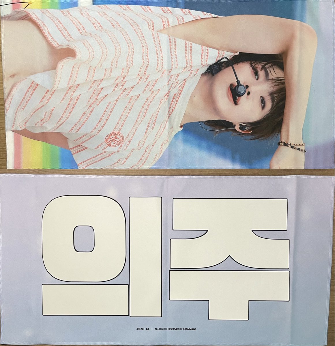 yangdo24812176's tweet photo. 앤팀 andteam &amp;team ej 의주 슬로건 양도

1 : 사용x, 보관만 했어요 - 1.7

2 : 1회 사용 후 보관 - 1.4 (마지막 사진처럼 사용감 조금 있습니다) https://t.co/cImhXokbPY