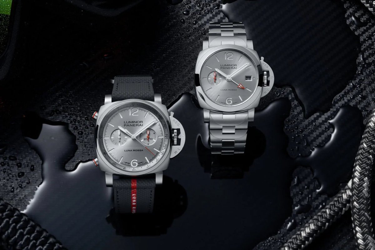 World_watchs's tweet photo. أعلنت بانيراي عن اصدارين جديدين من مجموعة لومينور لونا روسا ، ساعة كرونوغراف 44mm وساعة GMT "توقيت ثاني" 40mm جميعها من الستيل وبمينا فضي "الكرونوغراف بإصدار محدود 500 قطعة فقط"

السعر 43 الف ريال https://t.co/NfTKOCEKjL