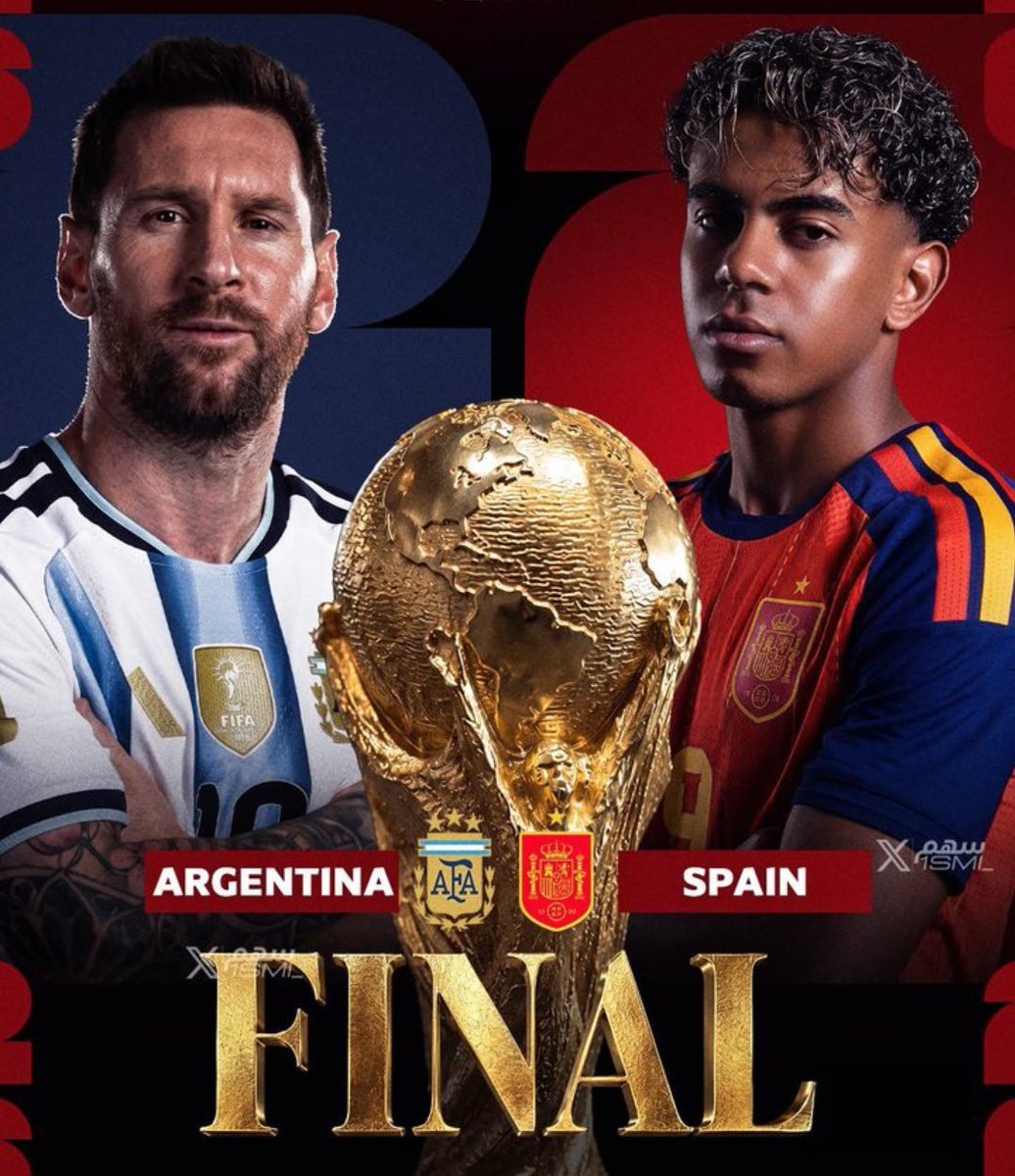 ticket_zone2's tweet photo. متاحة الآن لدينا تذاكر مباراة نهائي كأس العالم 2026⚡️😍

منتخب الأرجنتين 🇦🇷 ومنتخب إسبانيا 🇪🇸

احجزوا تذاكركم الآن ⚡️ 
فان زون - حي جاكس - منطقة المشجعين"😍
#نهائي_كأس_العالم https://t.co/J7wN9qTi2M