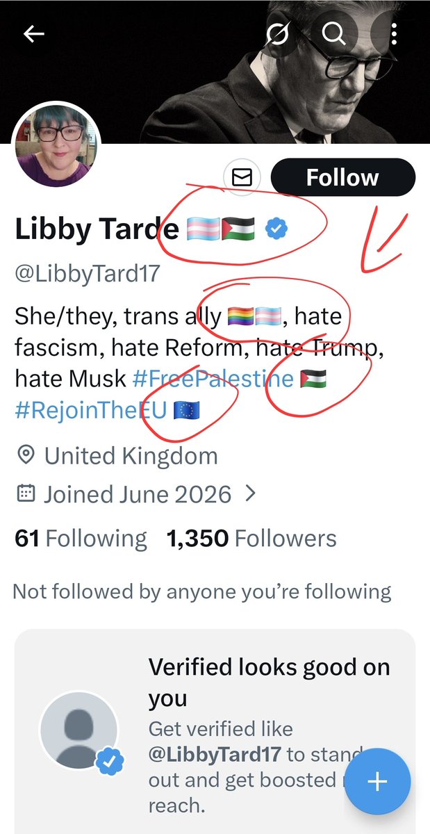 BothSides100's tweet photo. @LibbyTard17 @barnfield93946 Calling other's a flag shagger....🤣🤣🤡 https://t.co/VDkZgPsovd