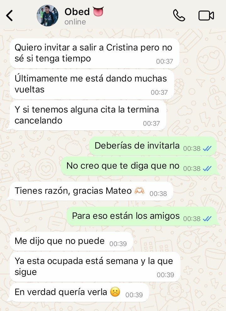 Insomniacoree's tweet photo. ➢ ──── #teobed au | Te estoy mirando.
── Obed tiene pareja pero su pareja siempre lo trata mal y le cancela las citas.
── O Mateo lleva enamorado desde hace siglos de Obed pero nunca le dijo nada por miedo hasta que decide tomar cartas en el asunto. https://t.co/dQMTlFr6Zk