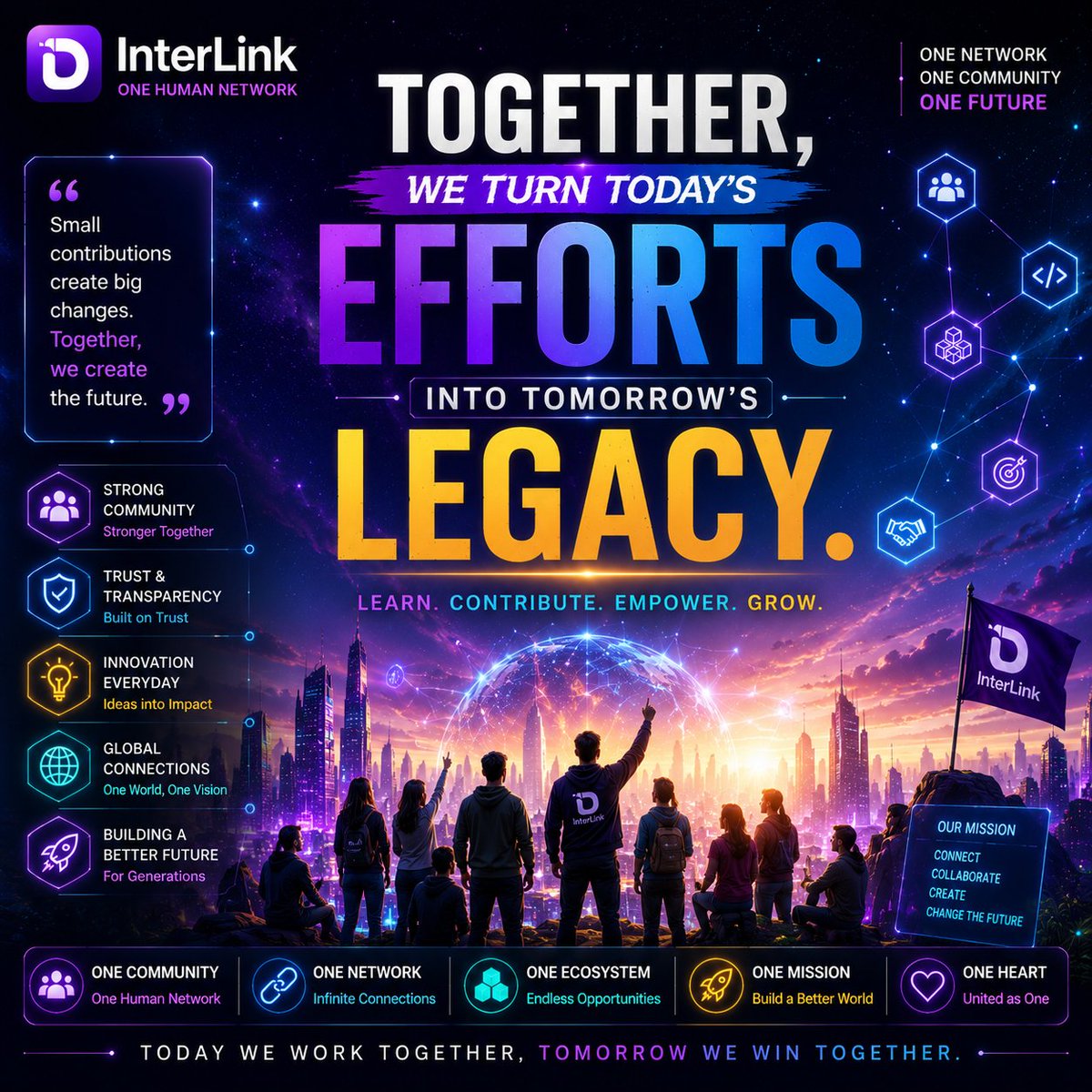 amu_tech307's tweet photo. Innovation isn't a destination.

It's a journey powered by curious minds, strong communities, and fearless builders.

Let's keep moving forward. 💜

#InterLink #ITLG #ITL #Web3 #Innovation https://t.co/5yfQ8jWPC6