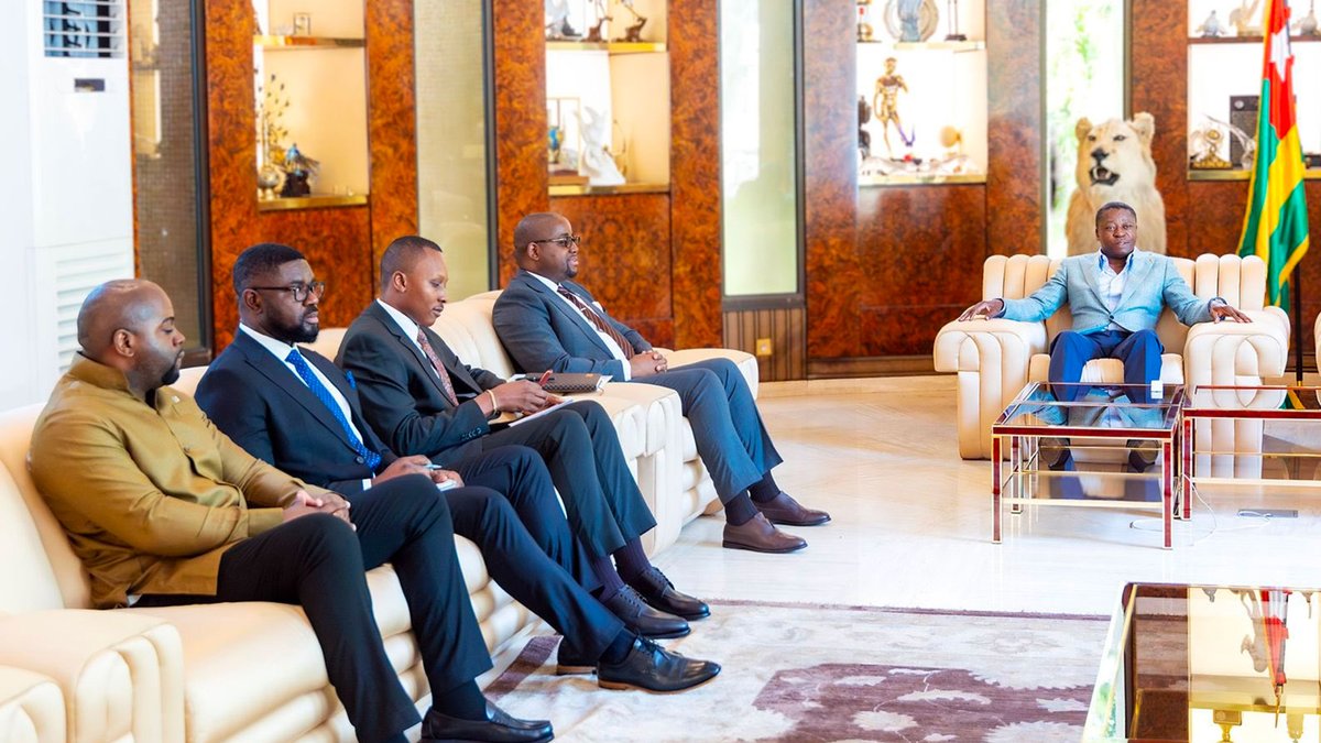 republicoftogo's tweet photo. Le président du Conseil, Faure #Gnassingbé, a reçu ce mardi à #Pya, dans la préfecture de la #Kozah, le ministre de l'Intégration régionale de la République démocratique du #Congo (#RDC), Floribert Anzuluni,, porteur d'un message du président congolais Félix #Tshisekedi #GrandsLacs
https://t.co/YdAxukclkZ