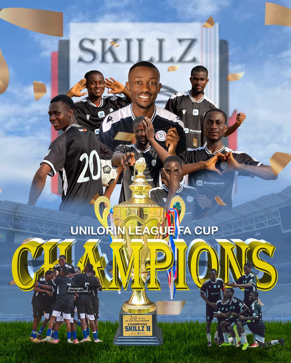 skillzfcnigeria's tweet photo. The La Nueva boys are Champions of Unilorin League 8.0 FA CUP. 🏆🥇 🔥

#NaWeBeSkillz  | #UnilorinLeague8 | #UnilorinFAChampions https://t.co/CWHl7GvgS6