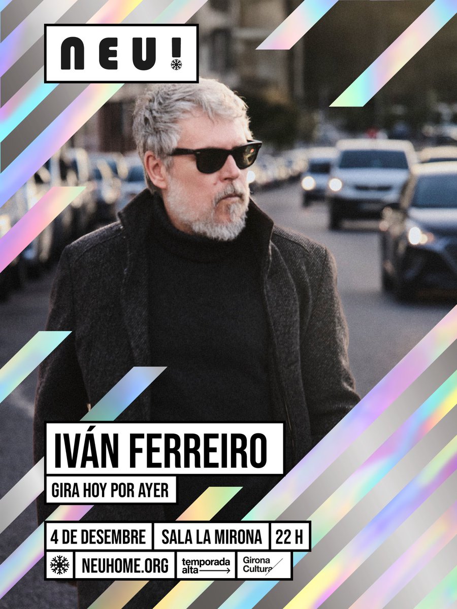 neu_neuhome's tweet photo. Iván Ferreiro inaugurarà la 13a edició del NEU! Festival amb "Hoy x Ayer", la gira amb què celebra 35 anys de trajectòria. Concert molt especial que recorrerà els grans moments de la seva carrera, des de Los Piratas fins als seus treballs més recents.

🎫 https://t.co/rB7KAHNCpC https://t.co/4P2MhCICqV