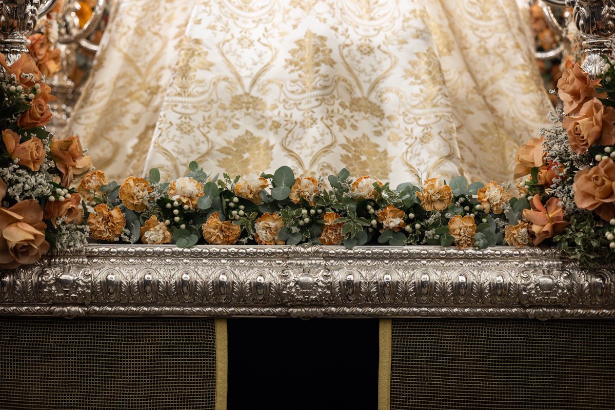 HdadCarmenViso's tweet photo. La Virgen del Carmen luce esplendorosa en su paso, donde la belleza se convierte en oración y la fe se hace presente en cada detalle.

📷 @boleryfotografia 

#CarmenViso #CarmelitasViso #JulioCarmelitaViso https://t.co/cZVs7OUIfg
